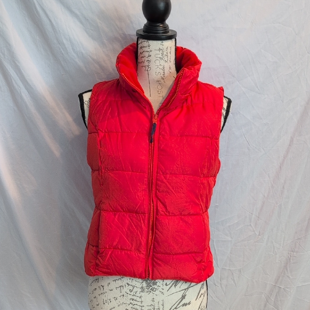 California Dream WHO.A.U Orange Puffy Vest S
